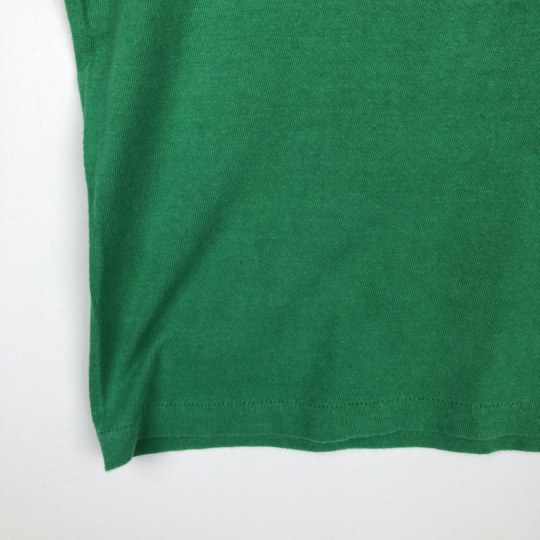 80'S Russell Print T-Shirt, Men's Size S (Equivalent), Vintage cotton green type Vintage Second Hand