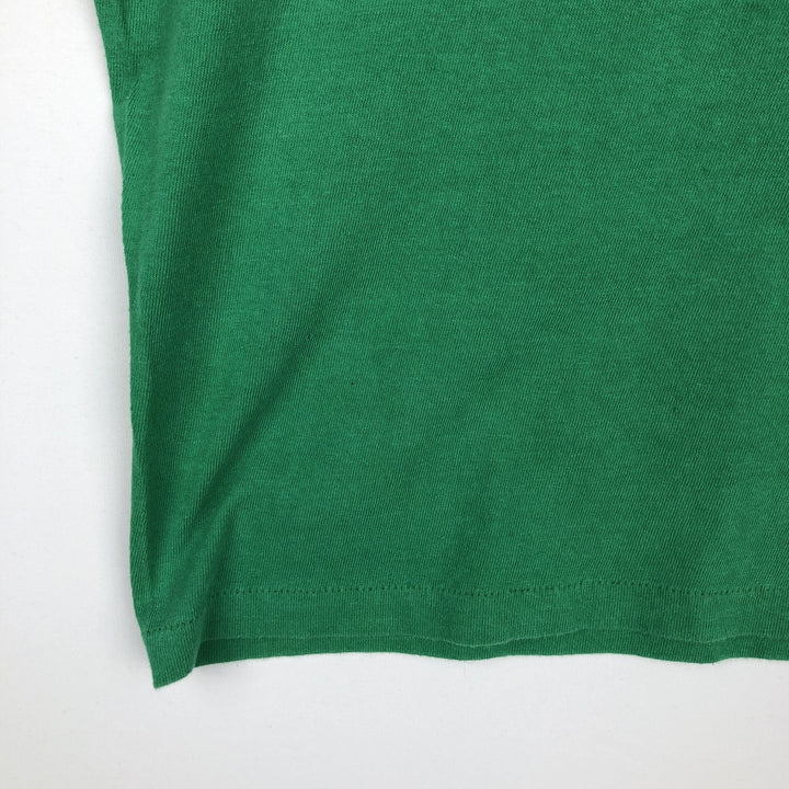 80'S Russell Print T-Shirt, Men's Size S (Equivalent), Vintage cotton green type Vintage Second Hand