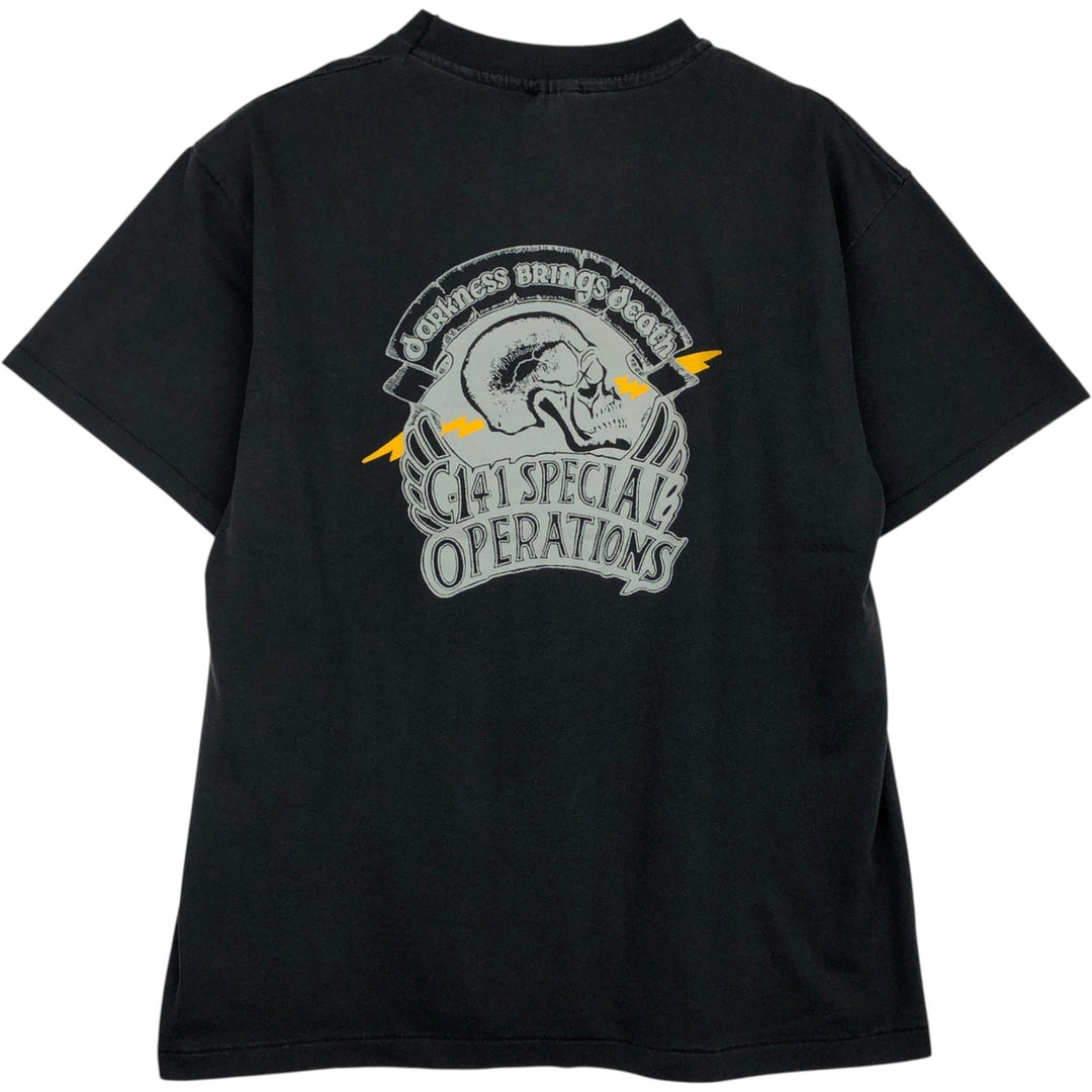 90'S Hanes HEAVYWEIGHT 50 cotton black type Vintage Second Hand