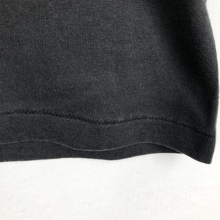 90'S Hanes HEAVYWEIGHT 50 cotton black type Vintage Second Hand