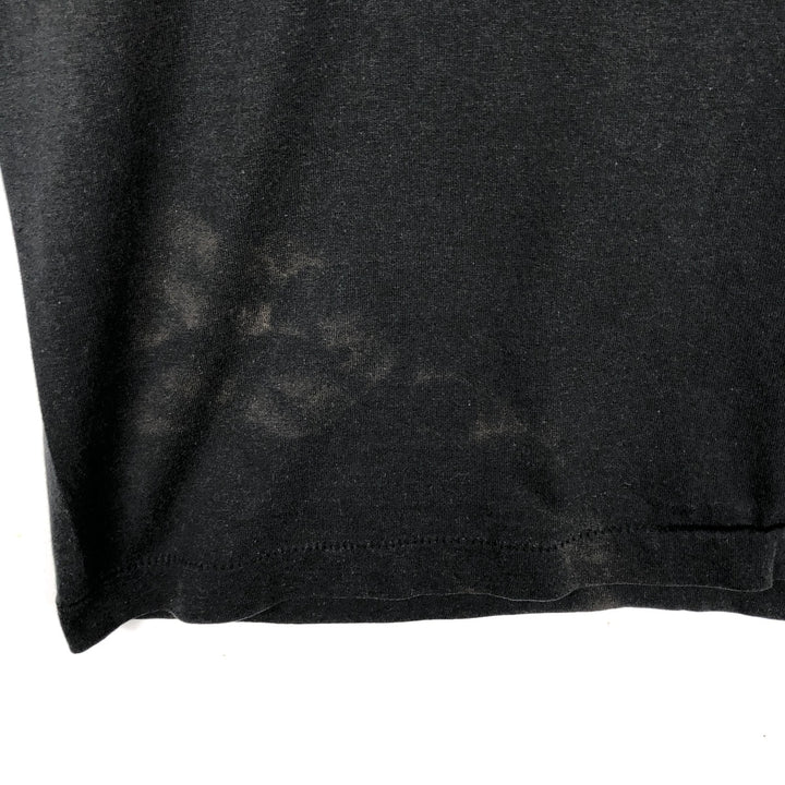 Vintage 1980'S Screen Stars print T-shirt, Made in USA, Men's XL cotton black type Vintage Second Hand