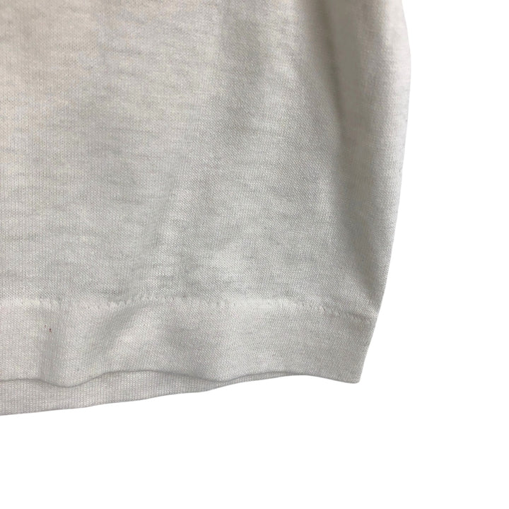 Vintage printed T-shirt, size L for men unclear white type Vintage Second Hand