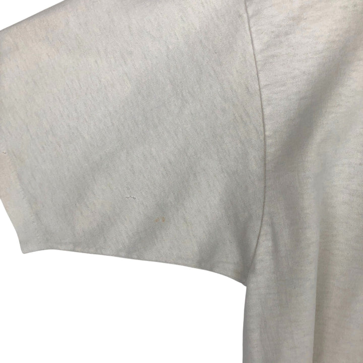 Vintage printed T-shirt, size L for men unclear white type Vintage Second Hand