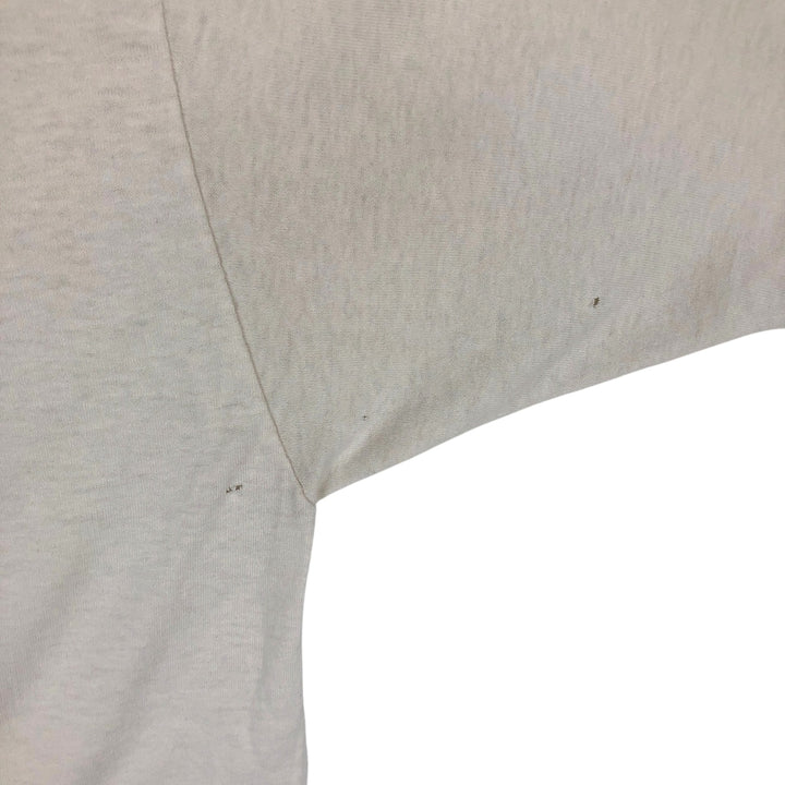 Vintage printed T-shirt, size L for men unclear white type Vintage Second Hand