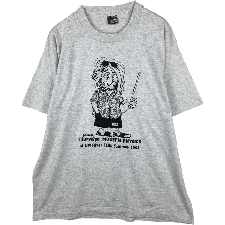 90'S Fruit of the Loom Best Printed T-shirt, Made in USA, Men's XL, Vintage cotton white type Vintage Second Hand