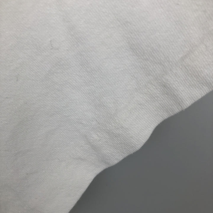 90'S ALORE Print T-Shirt, Made in USA, Men's Size L (Equivalent), Vintage cotton white type Vintage Second Hand