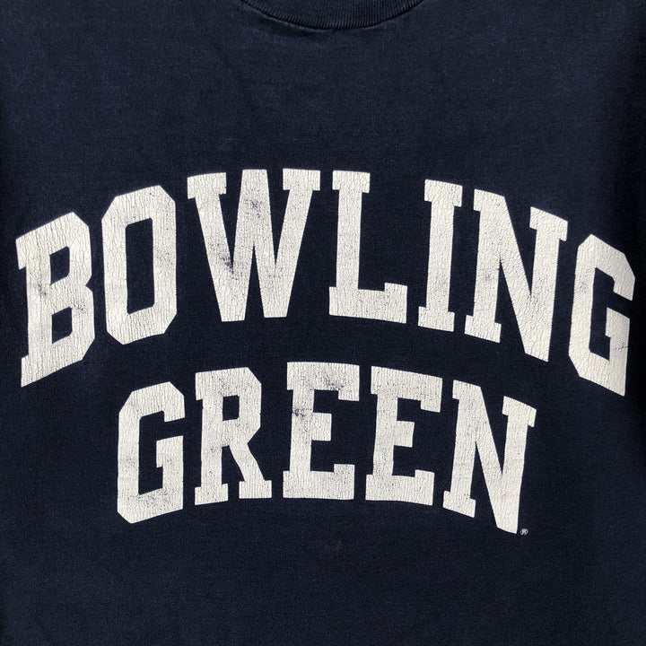 90'S The Cotton Exchange College T-shirt, Made in USA, Men's Size M (approx.), Vintage cotton navy blue type Vintage Second Hand