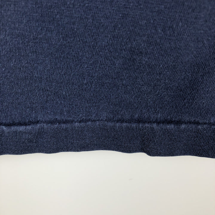 90'S The Cotton Exchange College T-shirt, Made in USA, Men's Size M (approx.), Vintage cotton navy blue type Vintage Second Hand