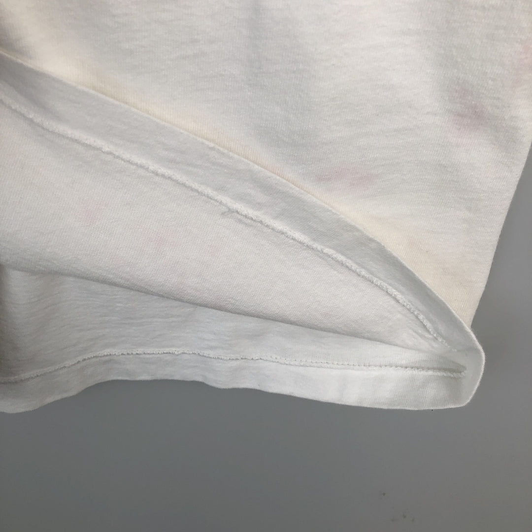 80s-90'S The Cotton Exchange College T-shirt, Made in USA, Men's Size M (approx.), Vintage cotton white type Vintage Second Hand