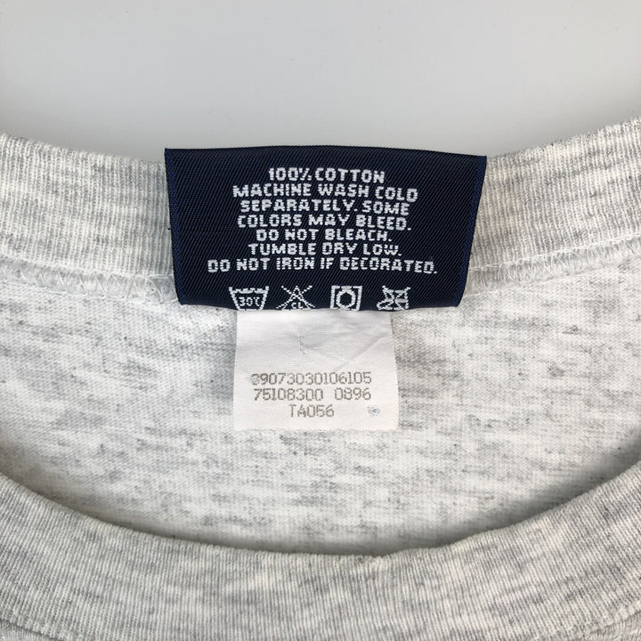 90'S Jansport College T-shirt, Made in USA, Men's Size L (approx.), Vintage cotton gray type Vintage Second Hand