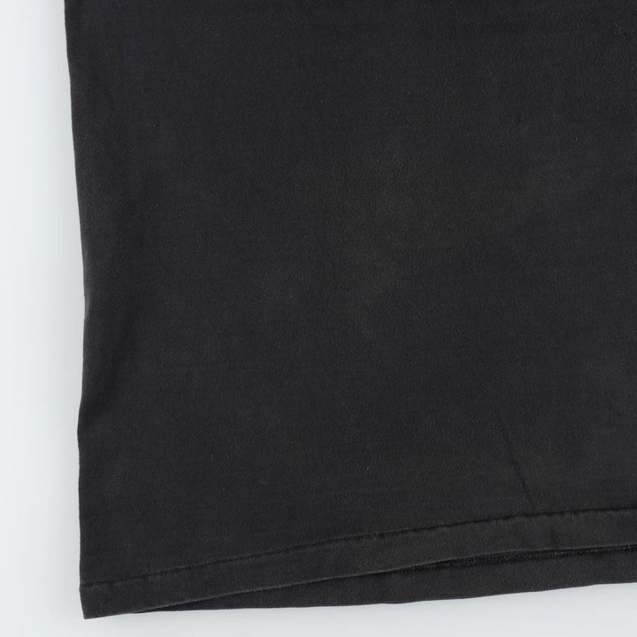 90s-00'S Hanes BEEFY-T Motorcycle T-shirt, Made in USA, Men's Size L (approx.), Vintage cotton black type Vintage Second Hand