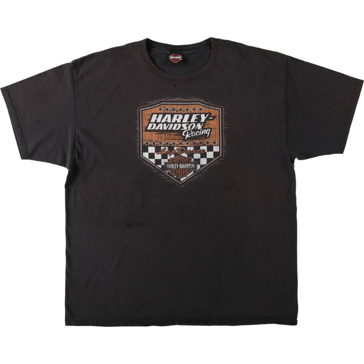 Harley-Davidson Motorcycle Bike T-shirt, Men's XXL cotton black type Vintage Second Hand