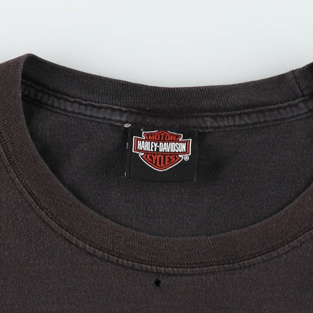 Harley-Davidson Motorcycle Bike T-shirt, Men's XXL cotton black type Vintage Second Hand