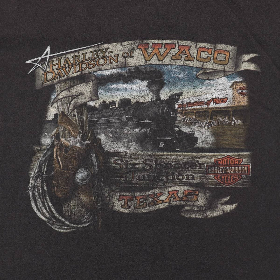 Harley-Davidson Motorcycle Bike T-shirt, Men's XXL cotton black type Vintage Second Hand