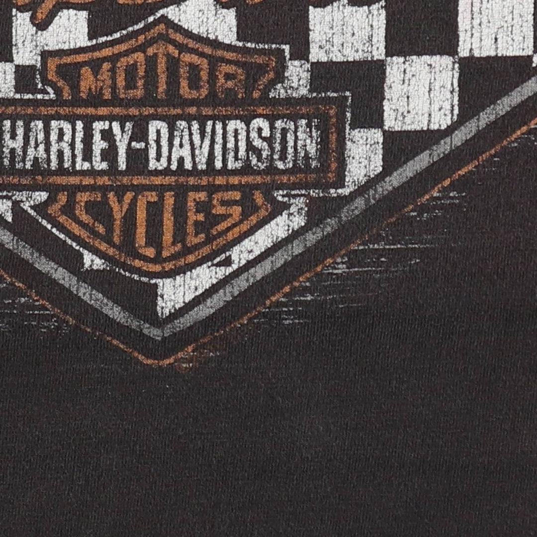 Harley-Davidson Motorcycle Bike T-shirt, Men's XXL cotton black type Vintage Second Hand