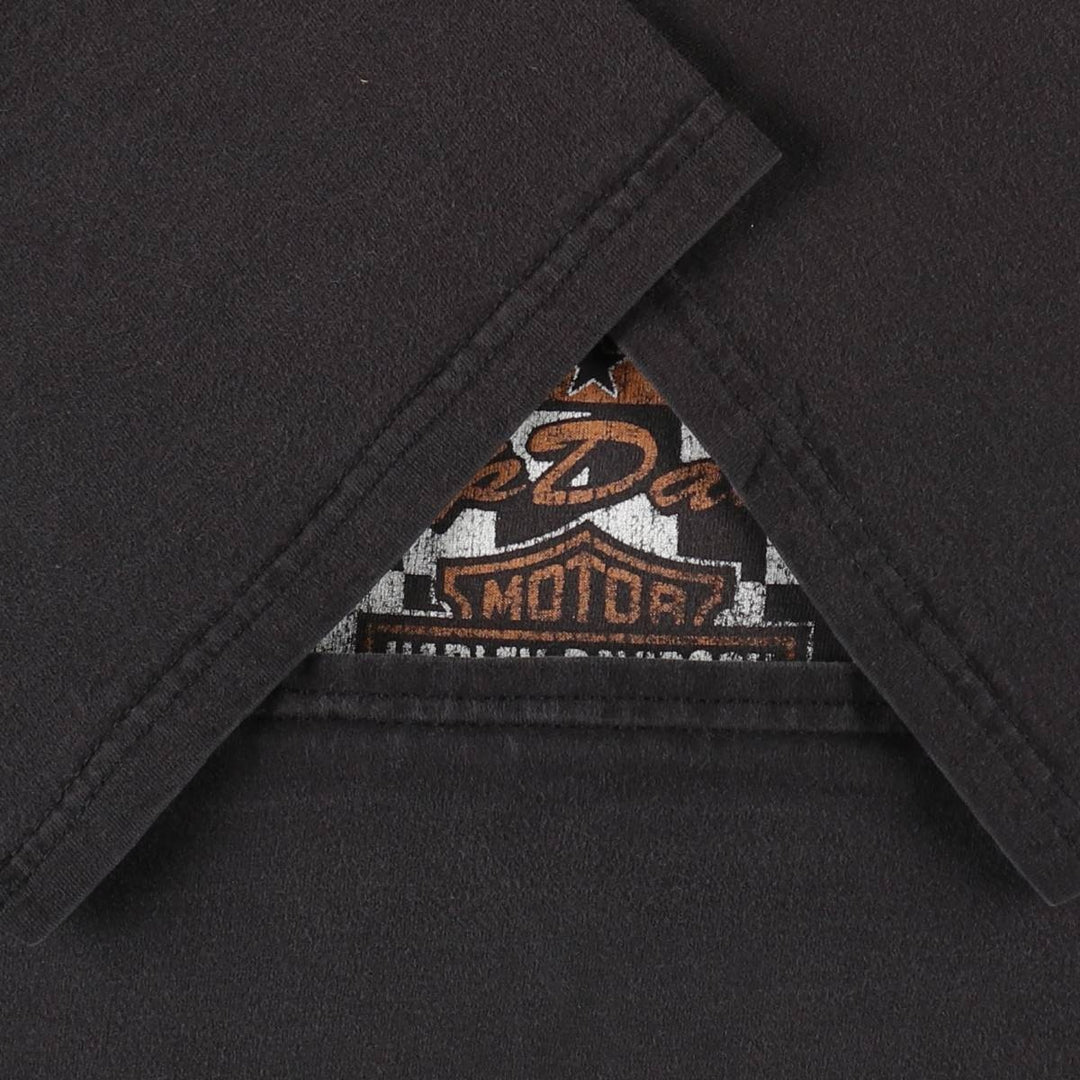 Harley-Davidson Motorcycle Bike T-shirt, Men's XXL cotton black type Vintage Second Hand
