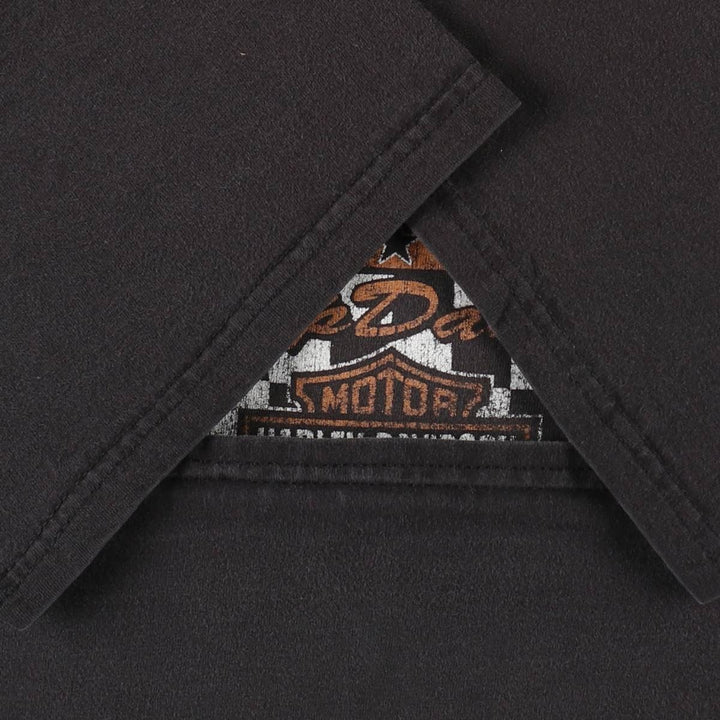 Harley-Davidson Motorcycle Bike T-shirt, Men's XXL cotton black type Vintage Second Hand