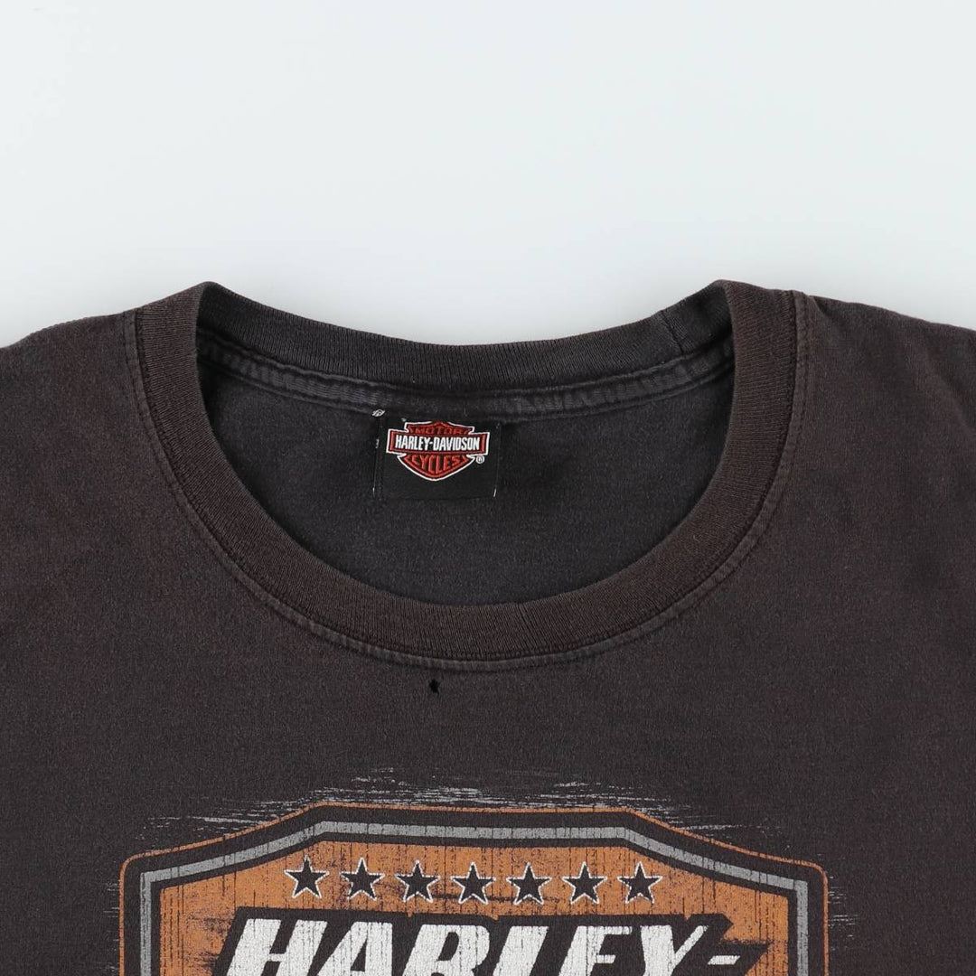 Harley-Davidson Motorcycle Bike T-shirt, Men's XXL cotton black type Vintage Second Hand