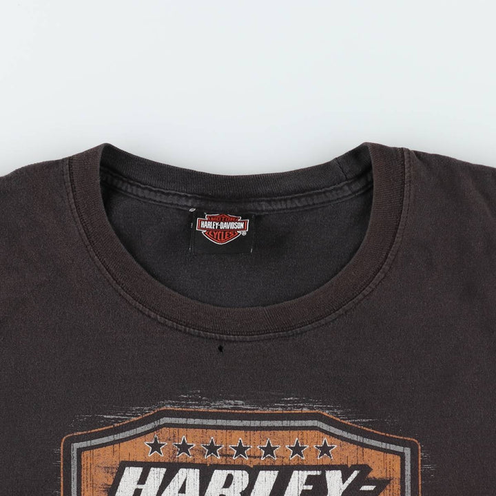 Harley-Davidson Motorcycle Bike T-shirt, Men's XXL cotton black type Vintage Second Hand