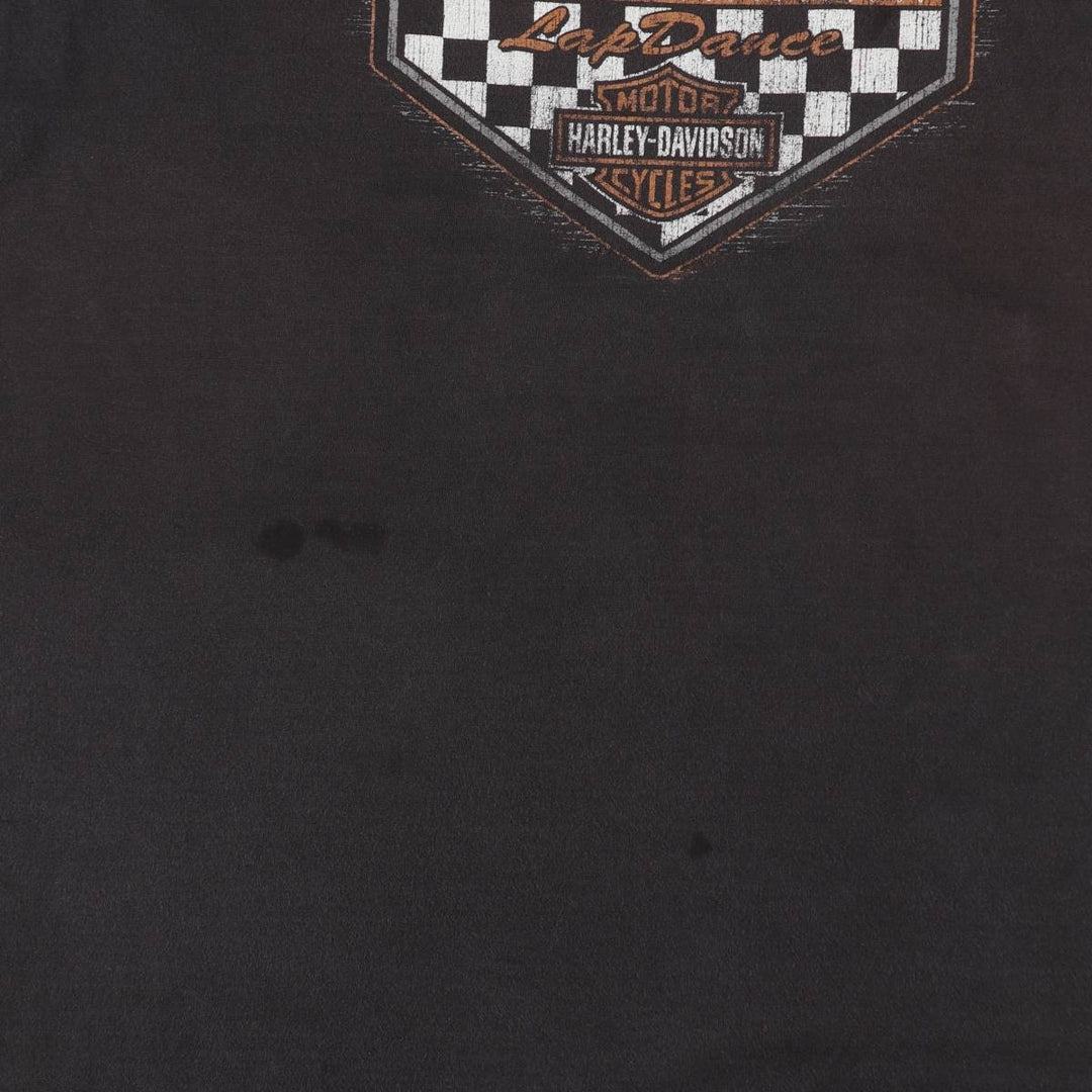 Harley-Davidson Motorcycle Bike T-shirt, Men's XXL cotton black type Vintage Second Hand