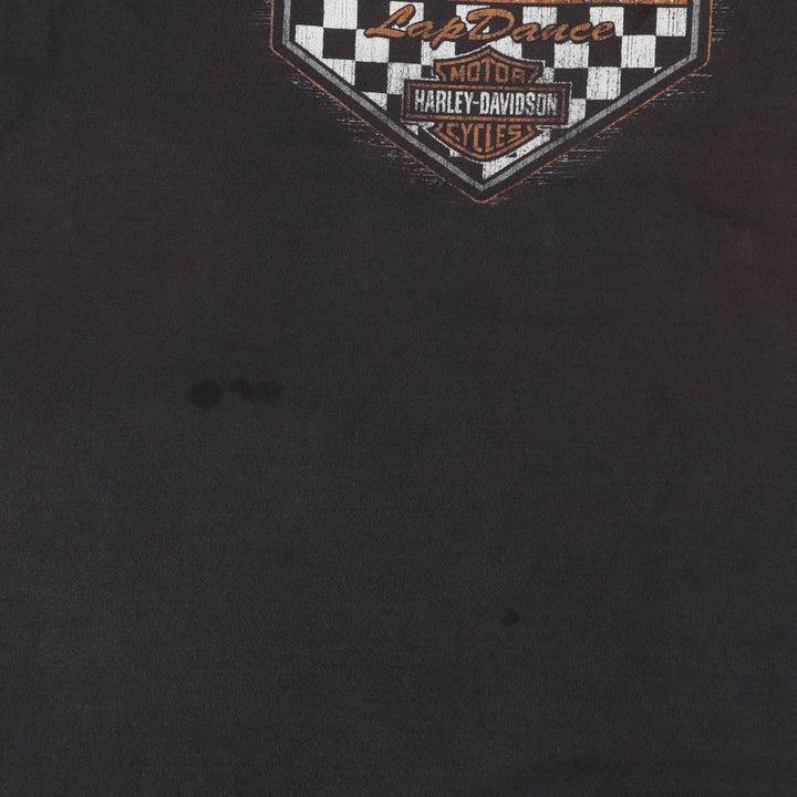 Harley-Davidson Motorcycle Bike T-shirt, Men's XXL cotton black type Vintage Second Hand