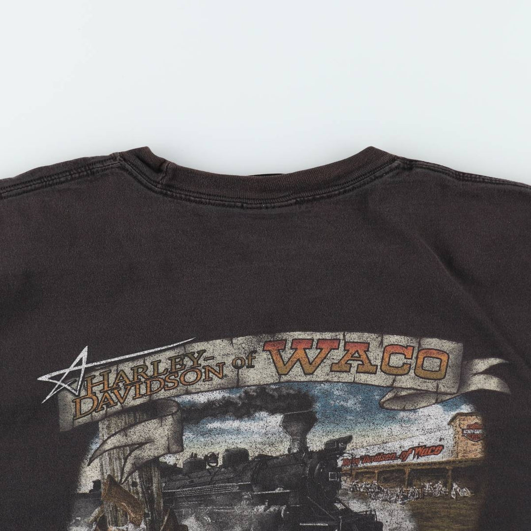 Harley-Davidson Motorcycle Bike T-shirt, Men's XXL cotton black type Vintage Second Hand