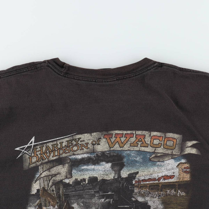 Harley-Davidson Motorcycle Bike T-shirt, Men's XXL cotton black type Vintage Second Hand