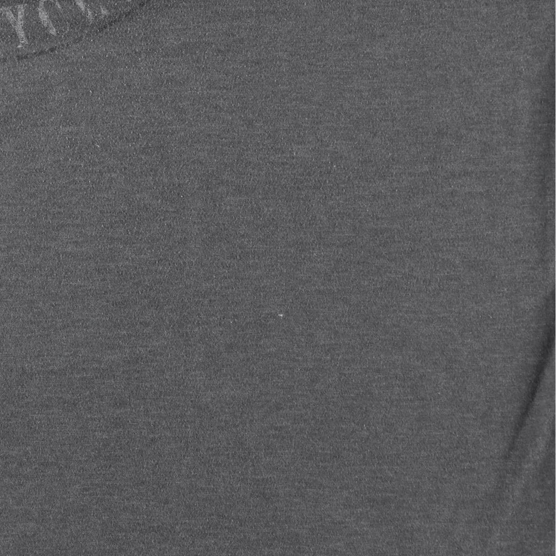 Harley-Davidson Fire Pattern Eagle Design Motorcycle T-Shirt, Men's XXL (approx.) cotton gray type Vintage Second Hand