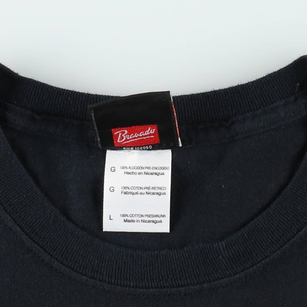 Harley-Davidson Motorcycle Bike T-shirt, Men's Size L cotton black type Vintage Second Hand
