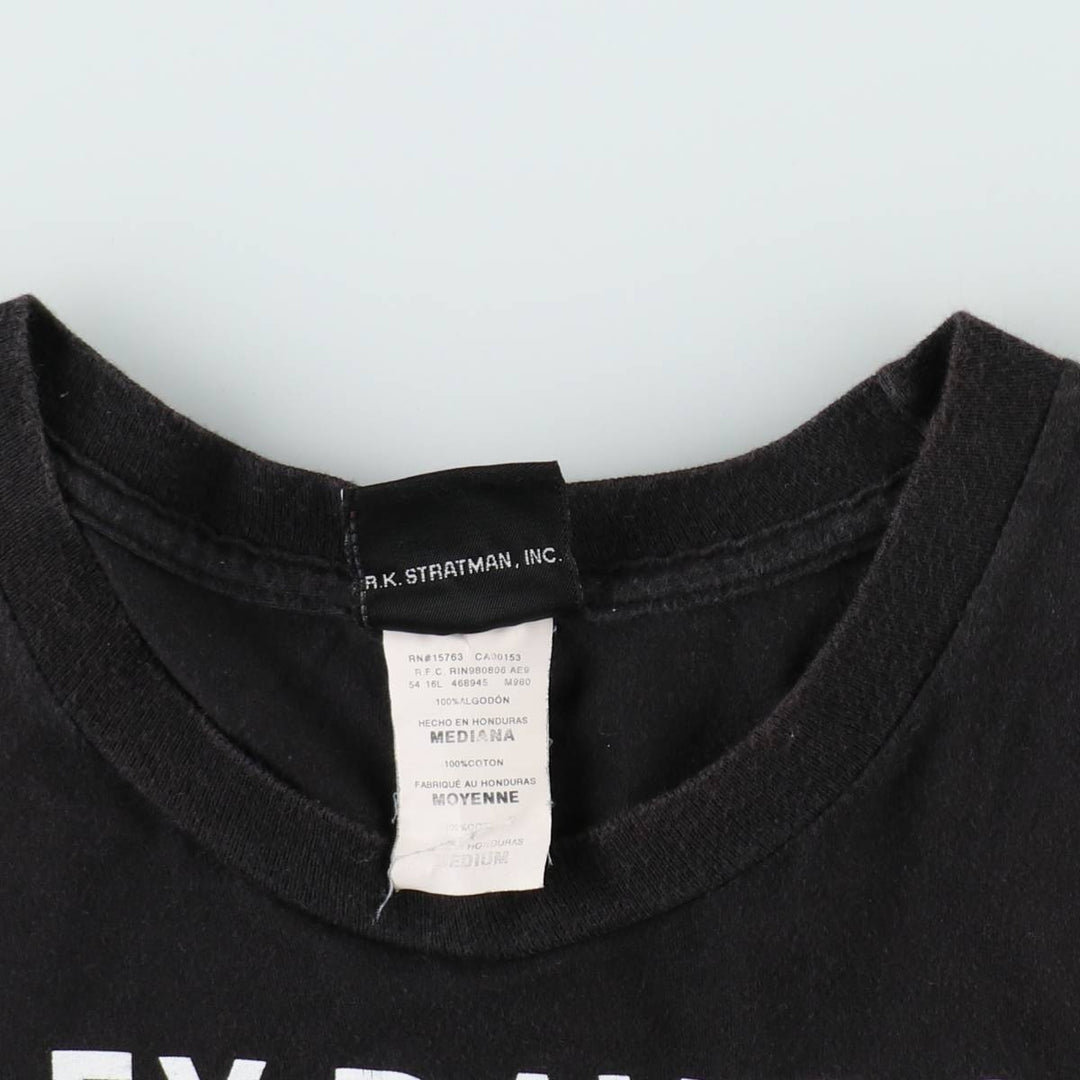 Harley-Davidson Motorcycle T-Shirt, Men's Size M (Equivalent), Crew Neck. cotton black type Vintage Second Hand