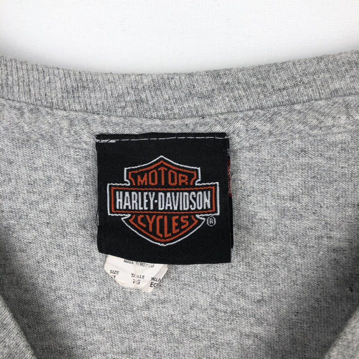 Harley-Davidson Motorcycle Bike T-shirt, Men's XL size cotton gray type Vintage Second Hand
