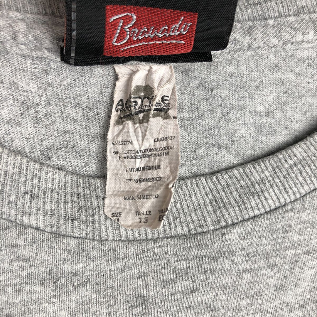 Harley-Davidson Motorcycle Bike T-shirt, Men's XL size cotton gray type Vintage Second Hand