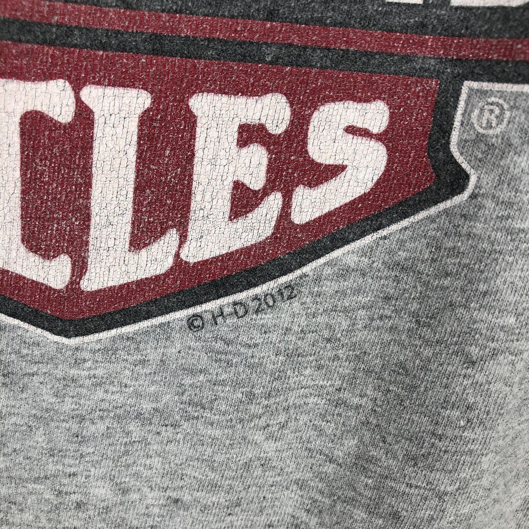 Harley-Davidson Motorcycle Bike T-shirt, Men's XL size cotton gray type Vintage Second Hand