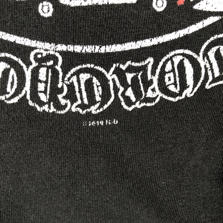 Harley-Davidson Motorcycle Bike T-shirt, Men's XL size unclear black type Vintage Second Hand