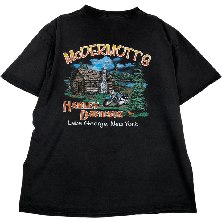 Harley-Davidson Motorcycle Bike T-shirt, Men's XXL cotton Charcoal Vintage Second Hand