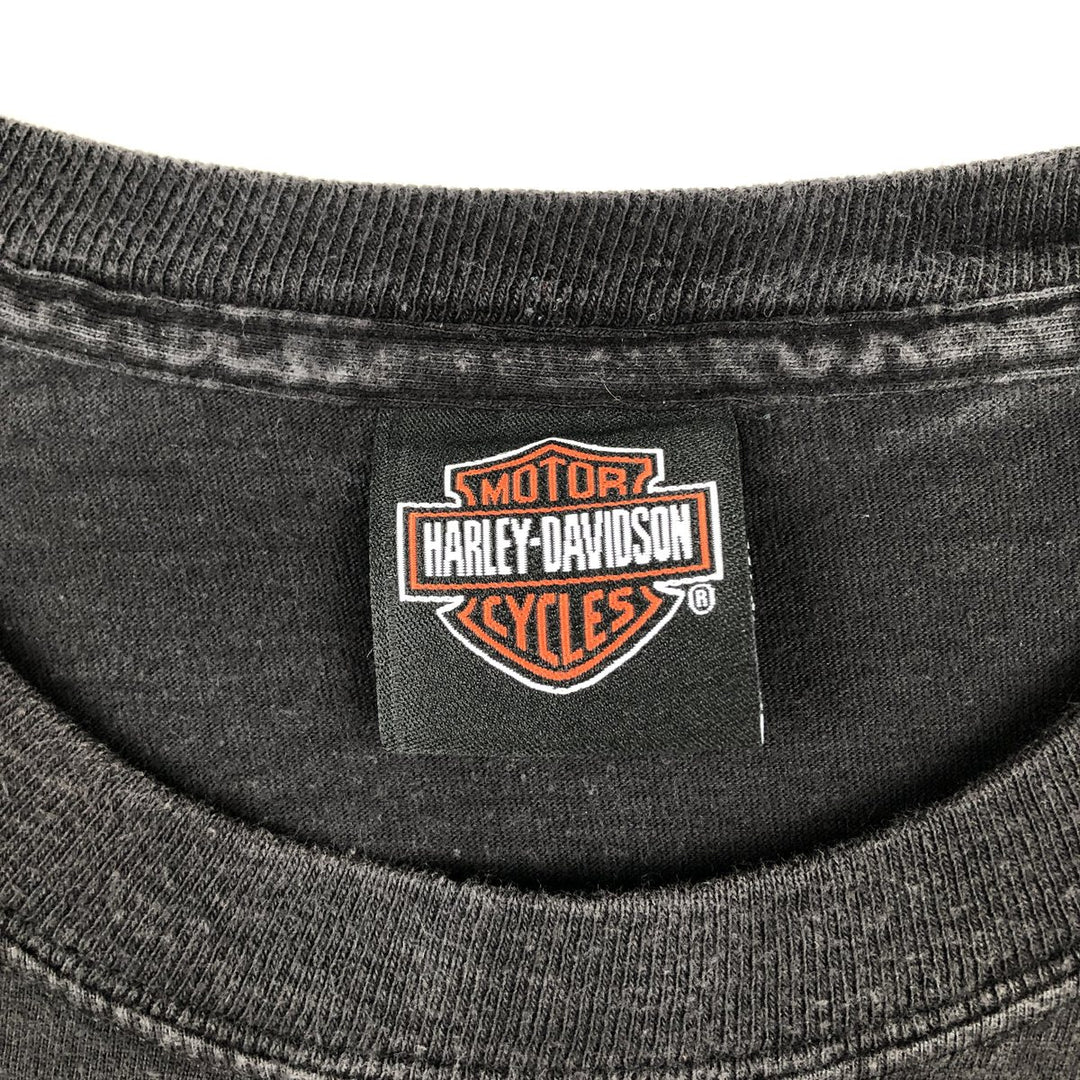 Harley-Davidson Motorcycle Bike T-shirt, Men's XXL cotton Charcoal Vintage Second Hand