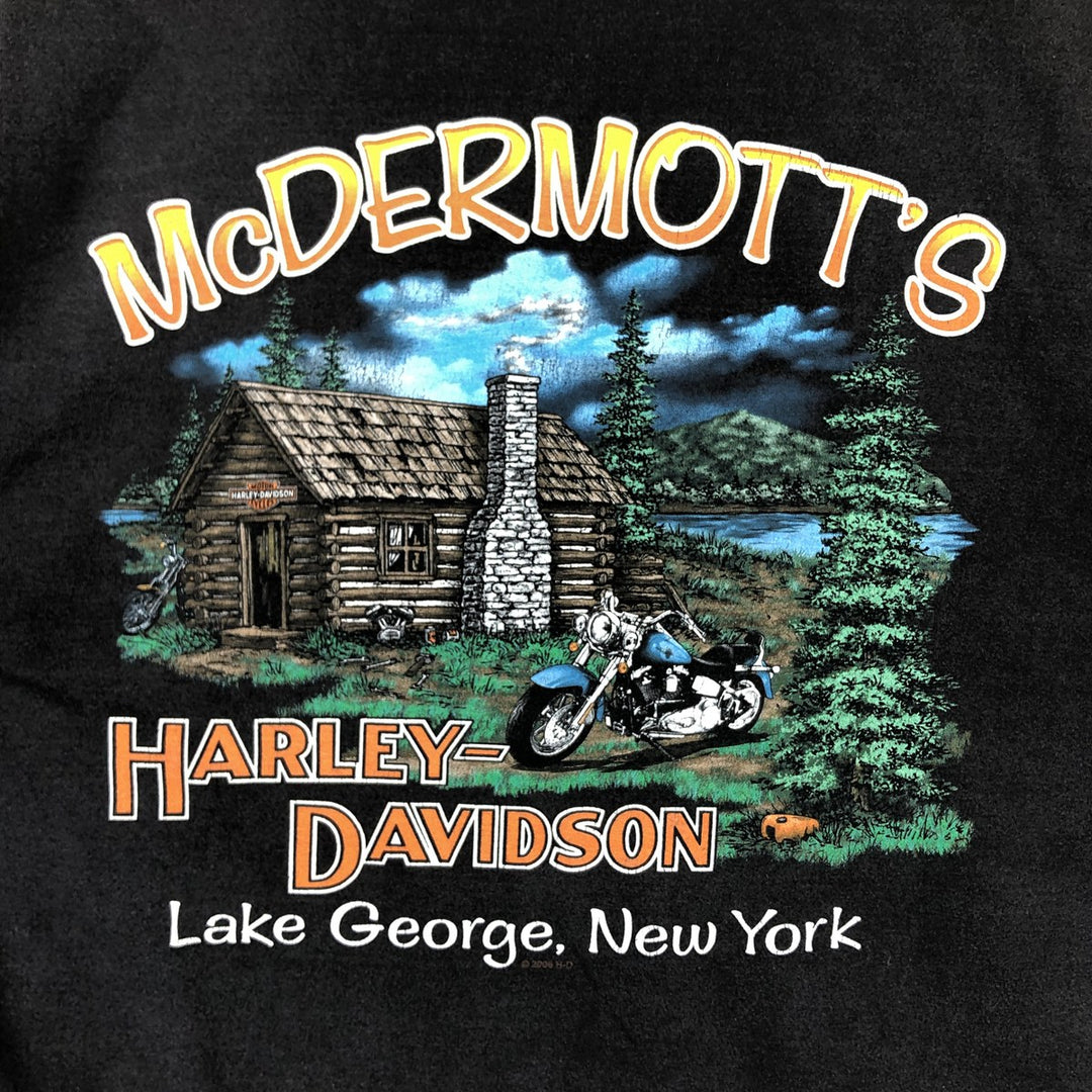 Harley-Davidson Motorcycle Bike T-shirt, Men's XXL cotton Charcoal Vintage Second Hand
