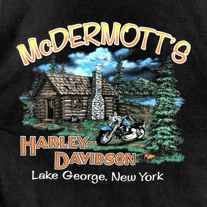 Harley-Davidson Motorcycle Bike T-shirt, Men's XXL cotton Charcoal Vintage Second Hand