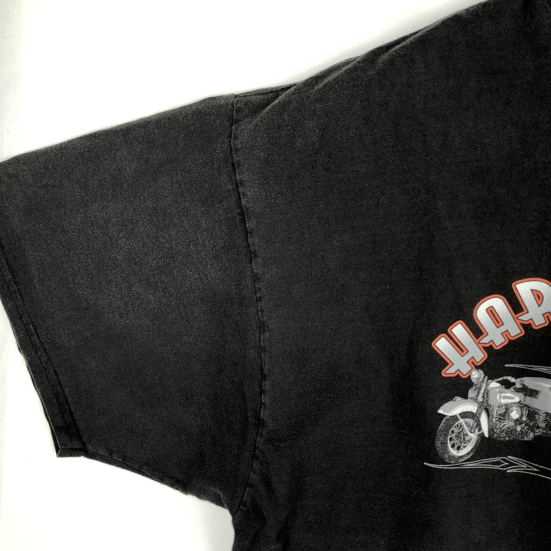 Harley-Davidson Motorcycle Bike T-shirt, Men's XXL cotton Charcoal Vintage Second Hand