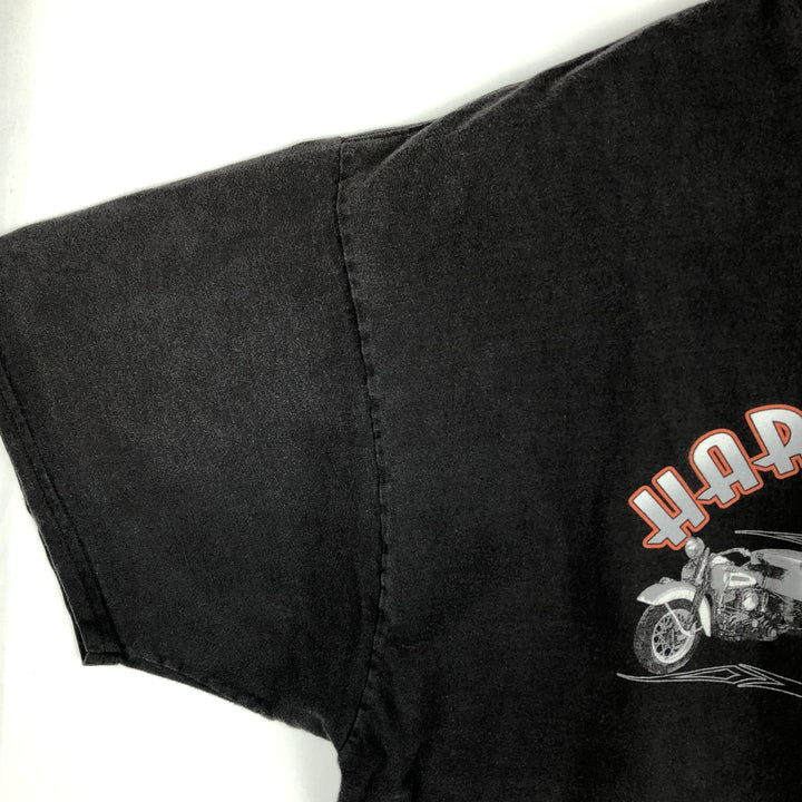 Harley-Davidson Motorcycle Bike T-shirt, Men's XXL cotton Charcoal Vintage Second Hand