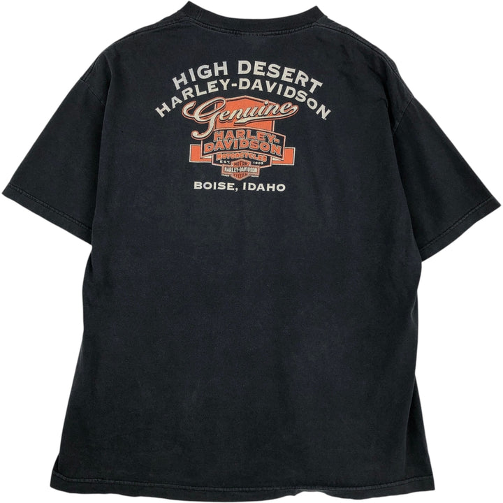 Harley-Davidson Motorcycle Bike T-shirt, Men's XXL cotton Charcoal Vintage Second Hand