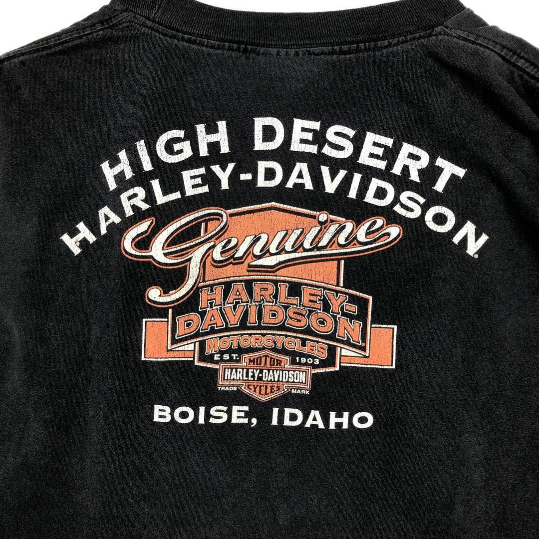 Harley-Davidson Motorcycle Bike T-shirt, Men's XXL cotton Charcoal Vintage Second Hand