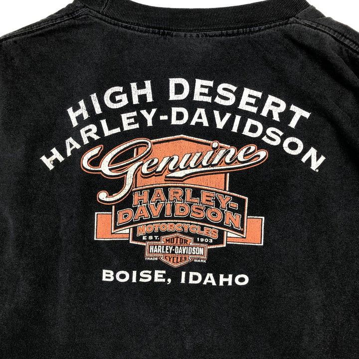 Harley-Davidson Motorcycle Bike T-shirt, Men's XXL cotton Charcoal Vintage Second Hand
