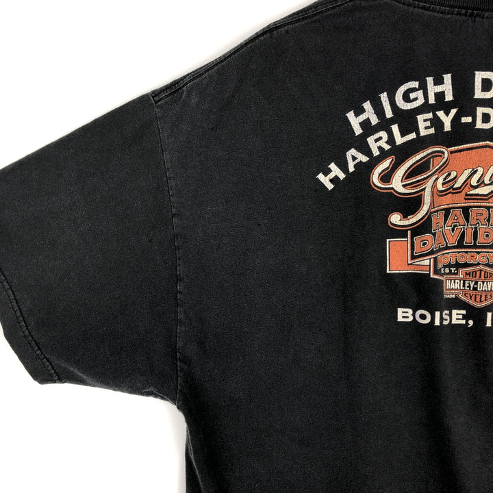 Harley-Davidson Motorcycle Bike T-shirt, Men's XXL cotton Charcoal Vintage Second Hand
