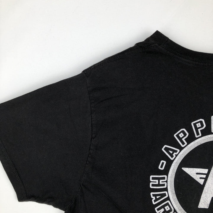 Harley-Davidson Skull Pattern Motorcycle Bike T-shirt Men's S size unclear black type Vintage Second Hand