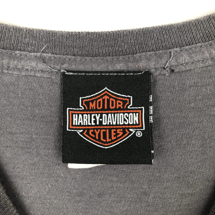 Harley-Davidson Motorcycle Bike T-shirt, Men's Medium cotton gray type Vintage Second Hand