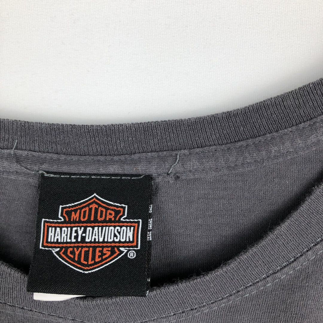 Harley-Davidson Motorcycle Bike T-shirt, Men's Medium cotton gray type Vintage Second Hand