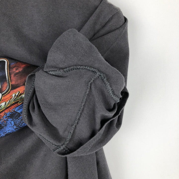 Harley-Davidson Motorcycle Bike T-shirt, Men's Medium cotton gray type Vintage Second Hand