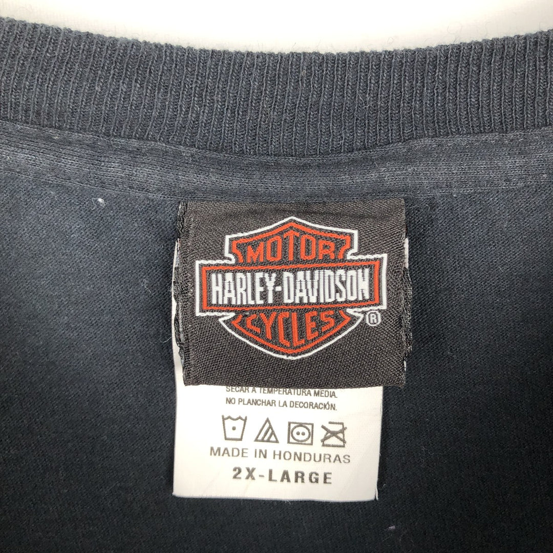 Harley-Davidson Motorcycle Bike T-shirt, Men's XXL cotton black type Vintage Second Hand