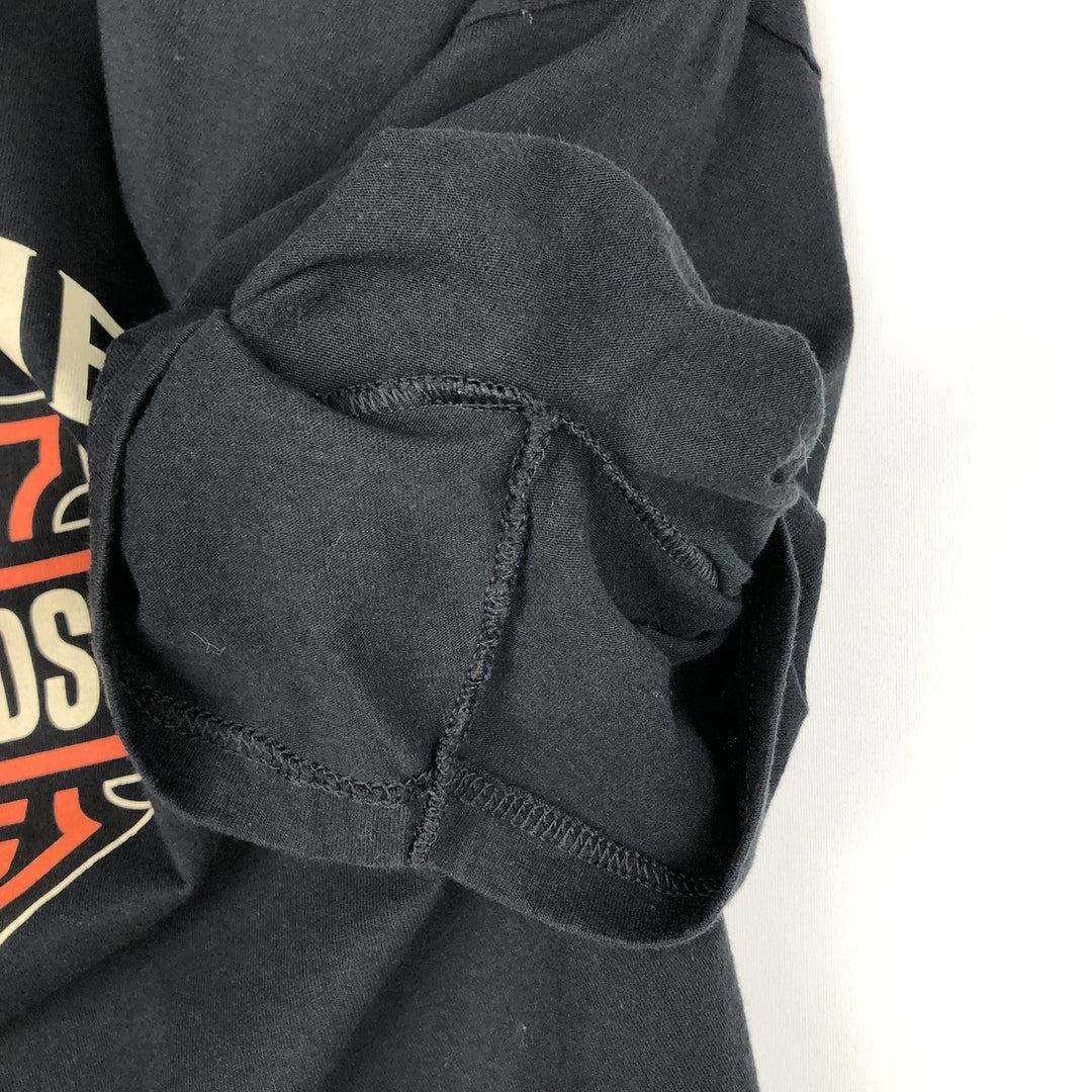 Harley-Davidson Motorcycle Bike T-shirt, Men's XXL cotton black type Vintage Second Hand